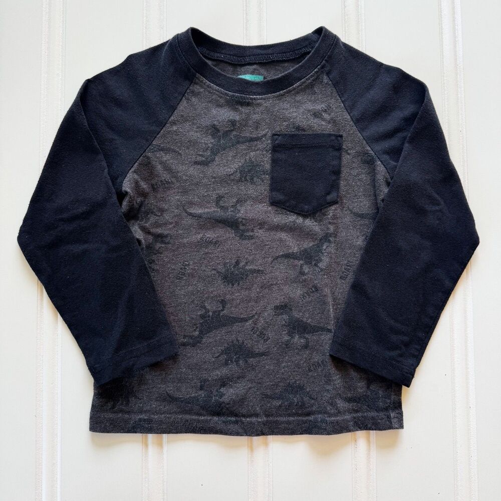 4/$10 - Garanimals Dinosaur Toddler Boy Long Sleeve Shirt | 4T